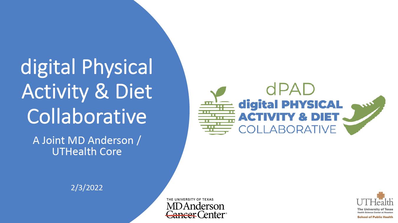 Banner image for Digital Physical Activity and Diet (dPAD) Collaborative